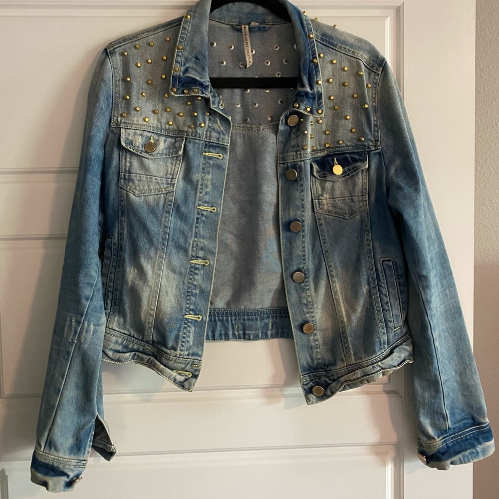 Romeo & Juliet - Denim Jacket w Gold details